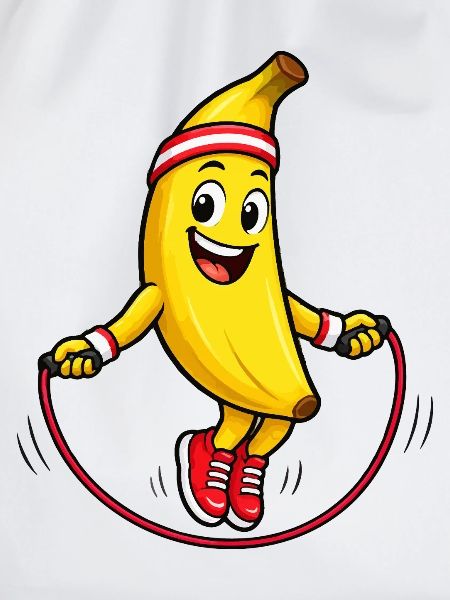 Bananen-Springseil Spaß
