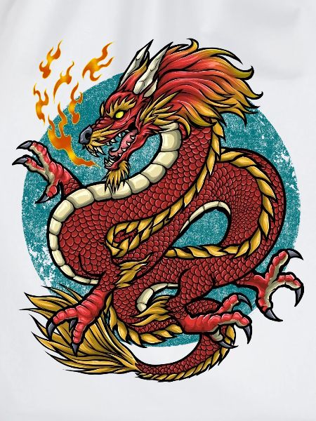Drache Feuerdrache