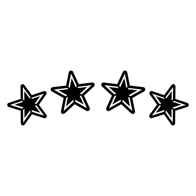 Vier Sterne Symbol