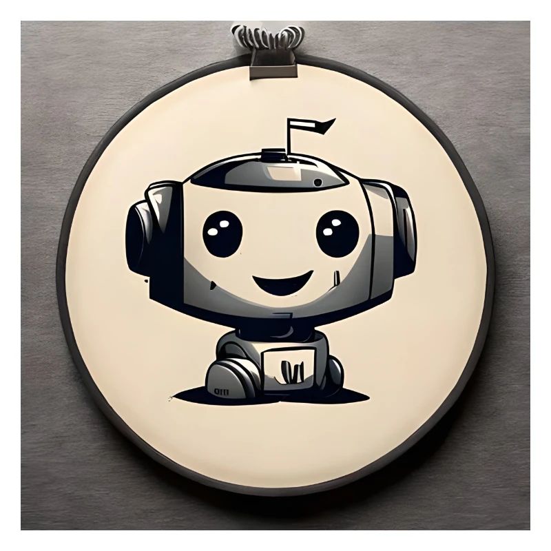 Cute Robot Drawing