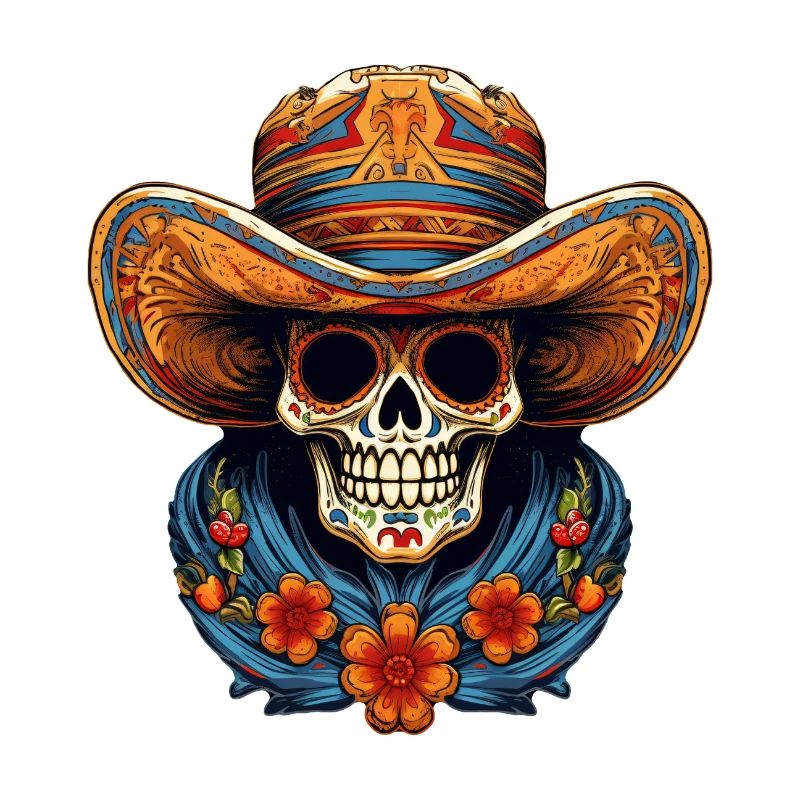 Cinco de Mayo Skull