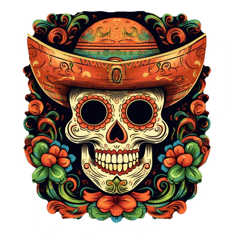 Cinco de Mayo Skull