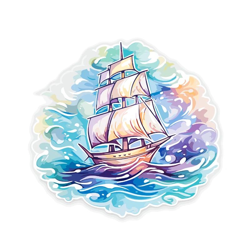 Sailboat - illustration