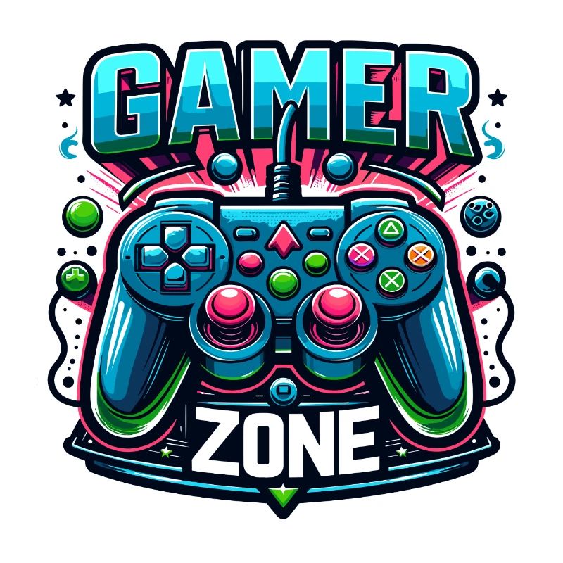 Gamer Zone - Controller Illustration