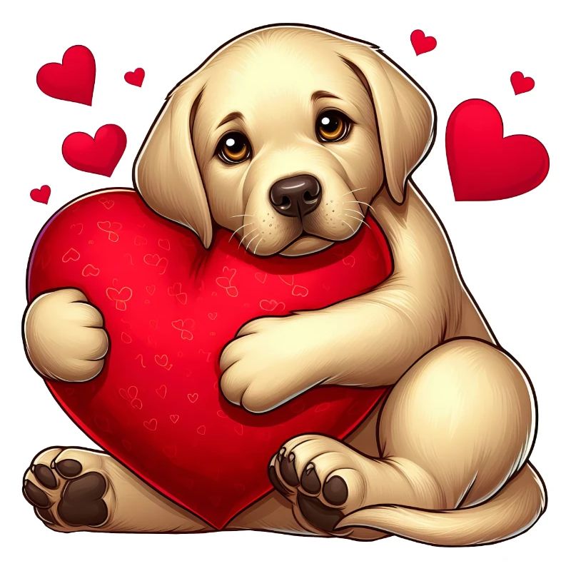Chiot Labrador Retriever mignon