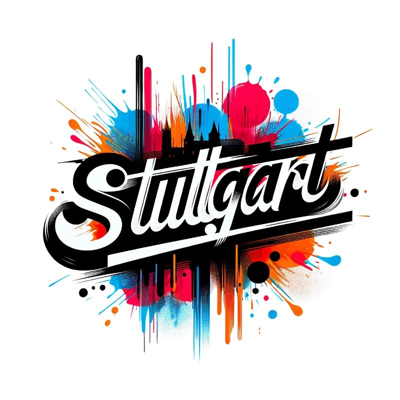 Stuttgart Lettering Slogan
