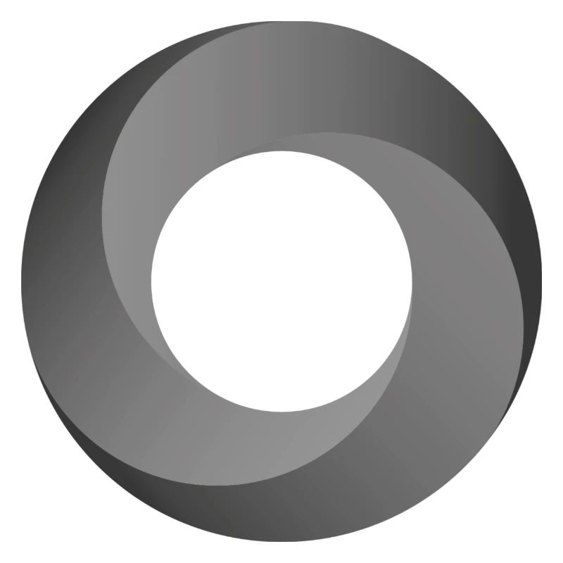 Twisted Circle Grey