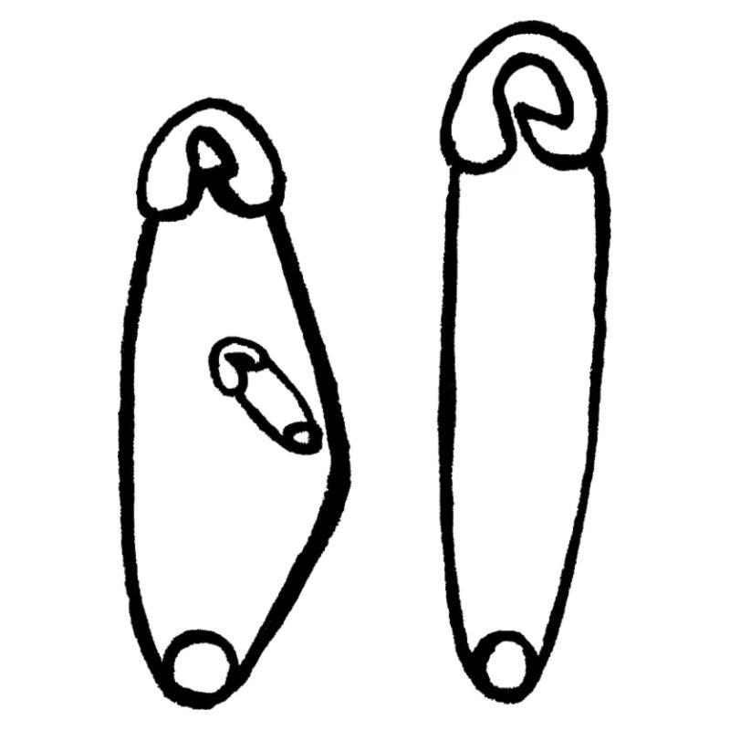 Épingles de sécurité grossesse