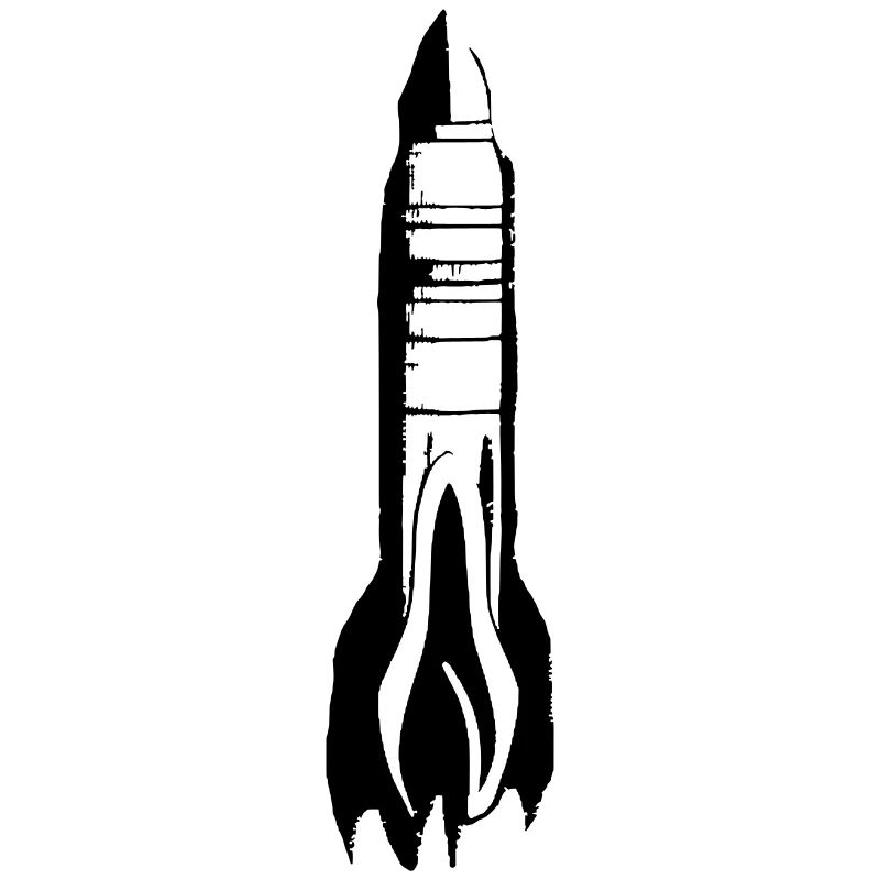 Vecteur de vol spatial spatial de fusée spatiale