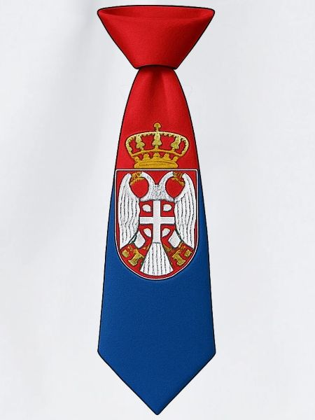 Serbia Tie – Flaggendesign