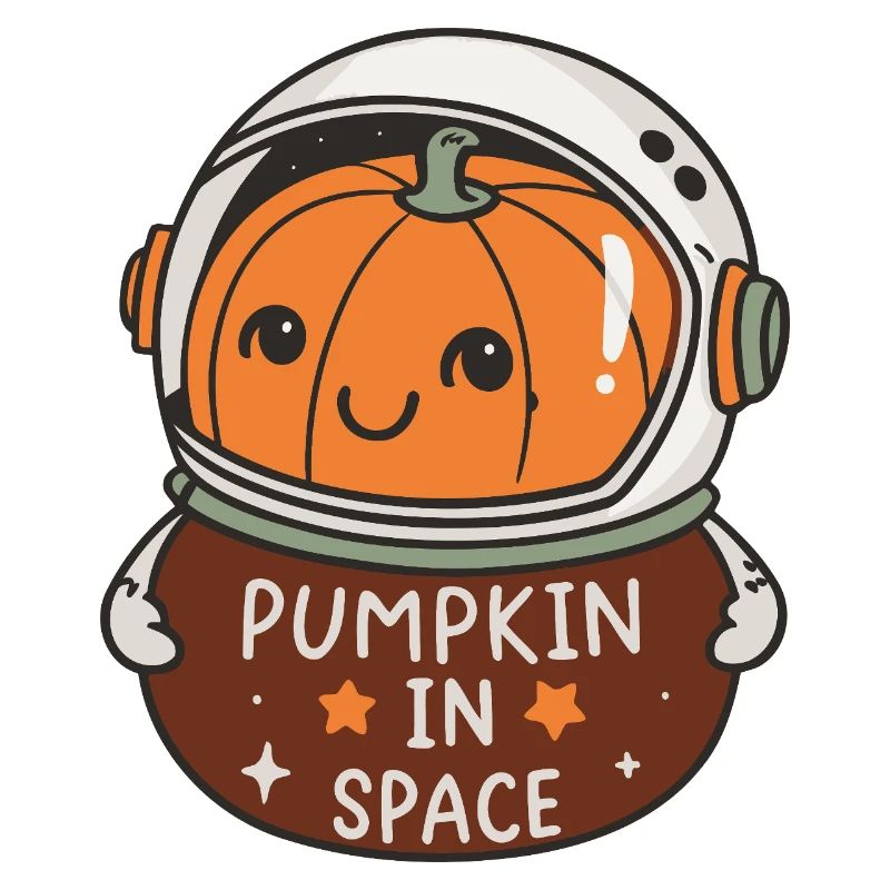 Smiling Astronaut Pumpkin
