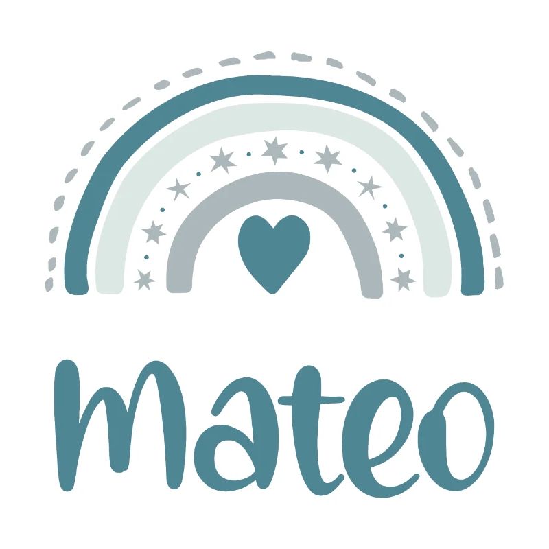 Mateo Name Regenbogen