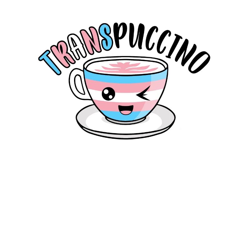 Cappuccino Trans Drapeau Trans Café