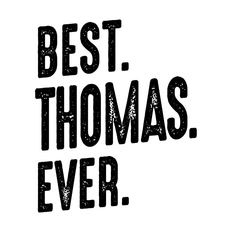 Mens Funny Personalisierter Name Thomas