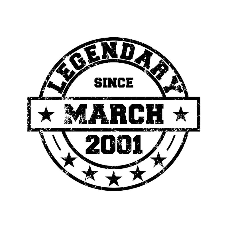 Legendary since March 2001 - Geburtstag