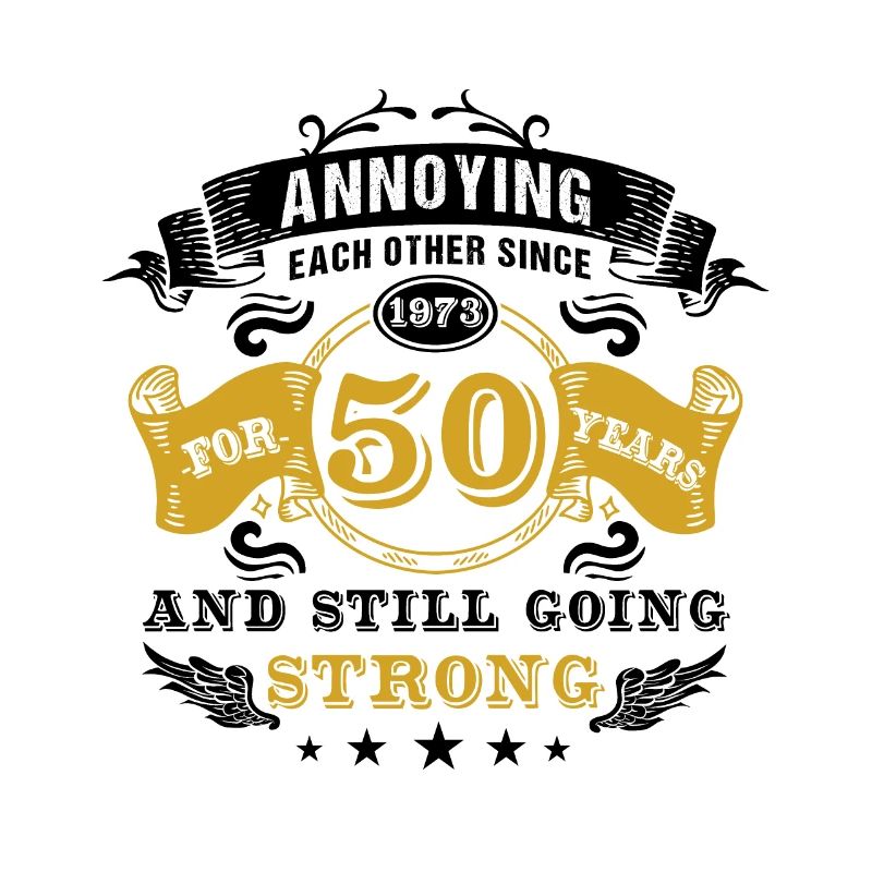 50. Hochzeitstag Ehemann Ehefrau Ehe