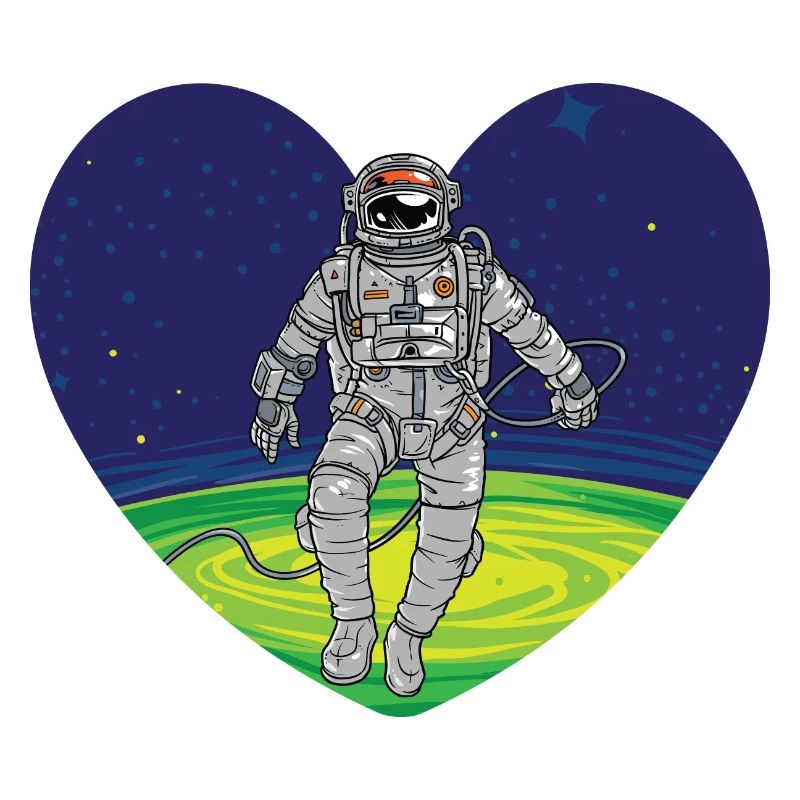 Outer space heart