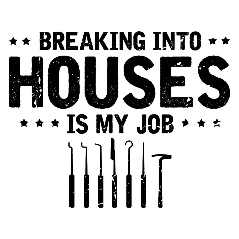 Burglar Locksmith Locking Technician Design