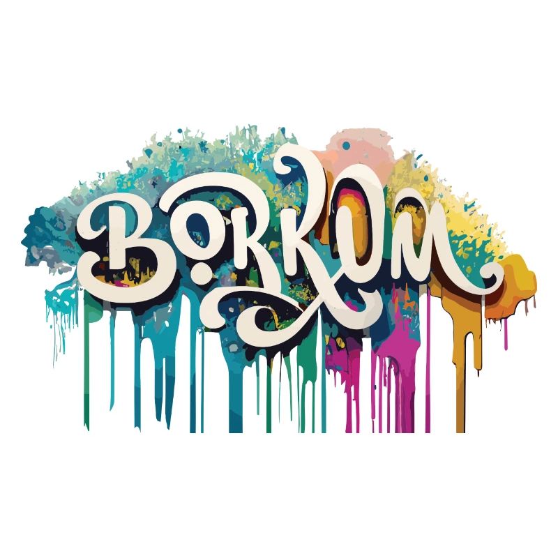 Borkum Graffiti lettering