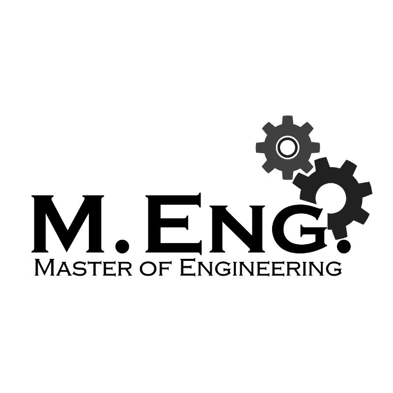 Master of Engineering mit Zahnrad