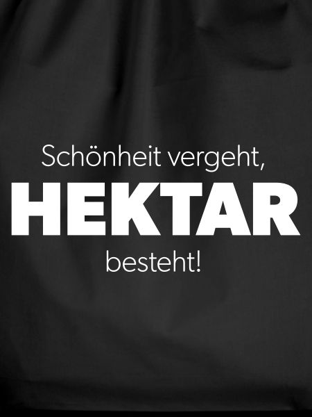 Hektar Eigentum Landwirtschaft - Spruch