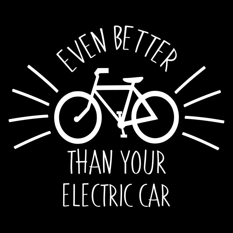 Fahrrad besser als Elektrik Auto Geschenk Idee