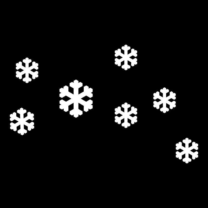 les cristaux de neige