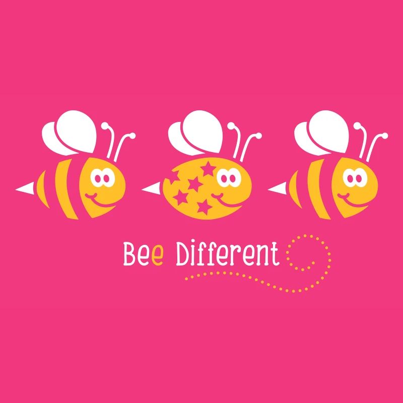 Be different - be yourself - Biene - Bee - 2C