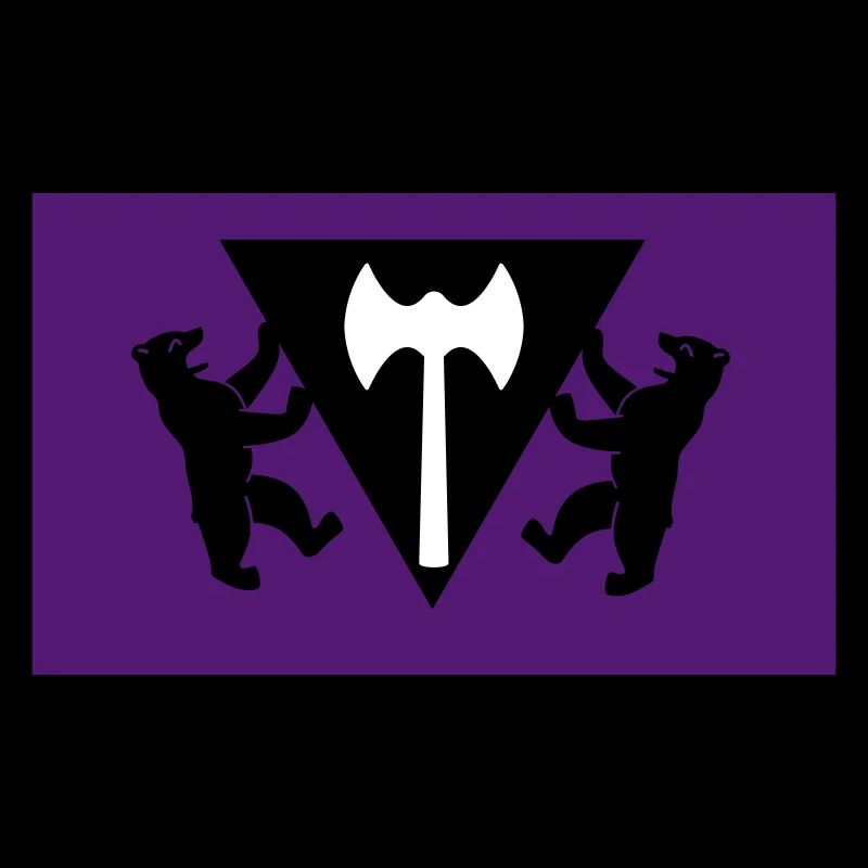 Labrys Lesbian Berlin Drapeau