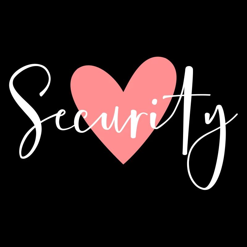 Security rosa Herz Junggesellinnenabschied