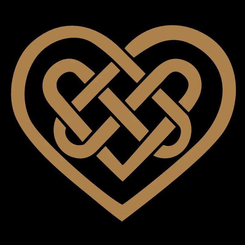 Celtic heart, symbol - infinite love & loyalty