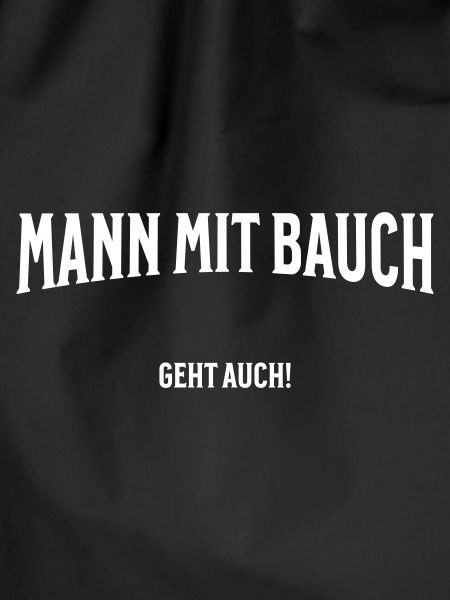 Mann mit Bauch