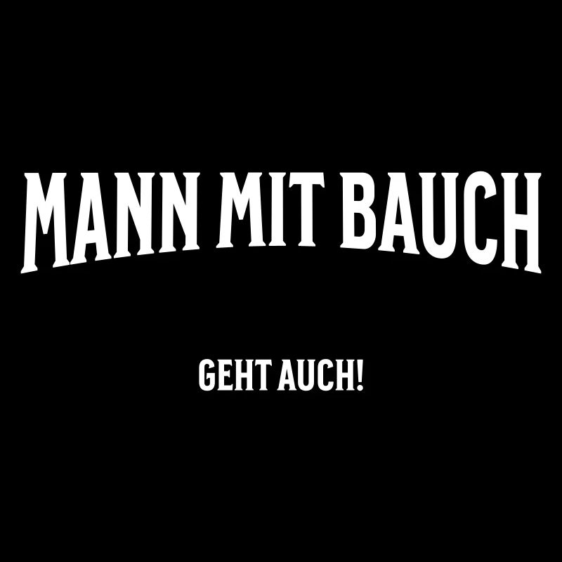 Mann mit Bauch