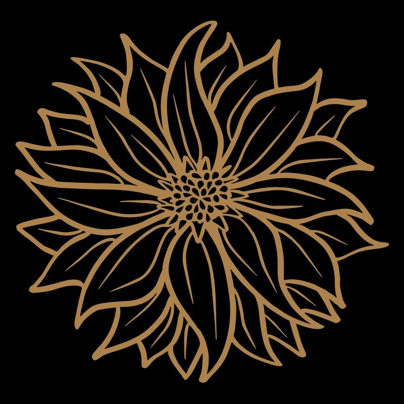 Fleur de yoga élégante