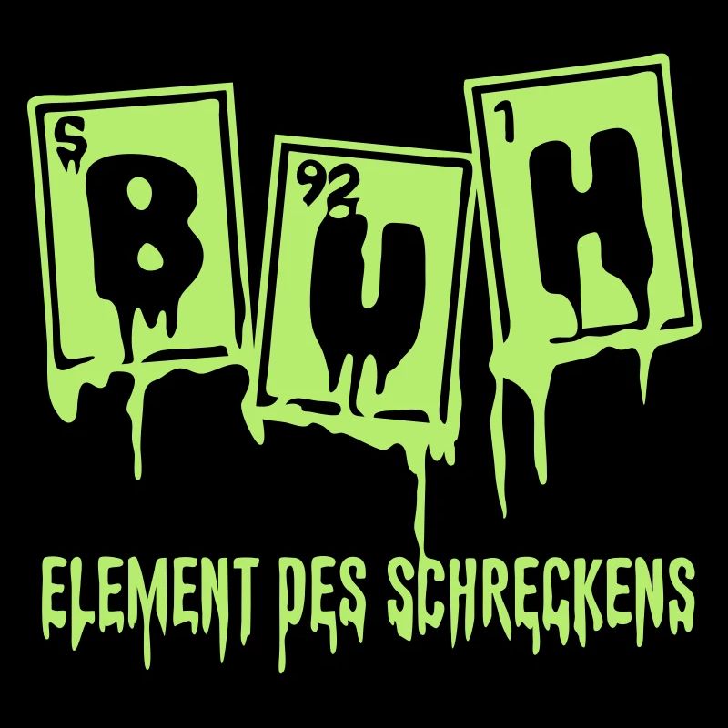 B-U-H Chemical Element Horror