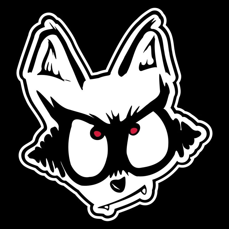 Mad Coon mit Outlines