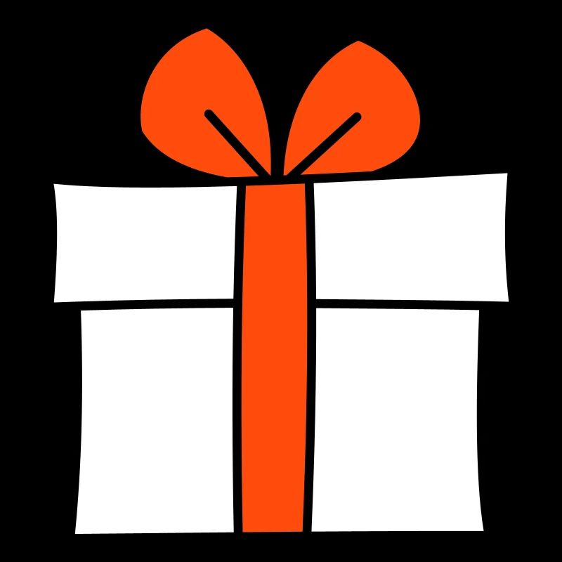 Geschenk dreifarbig