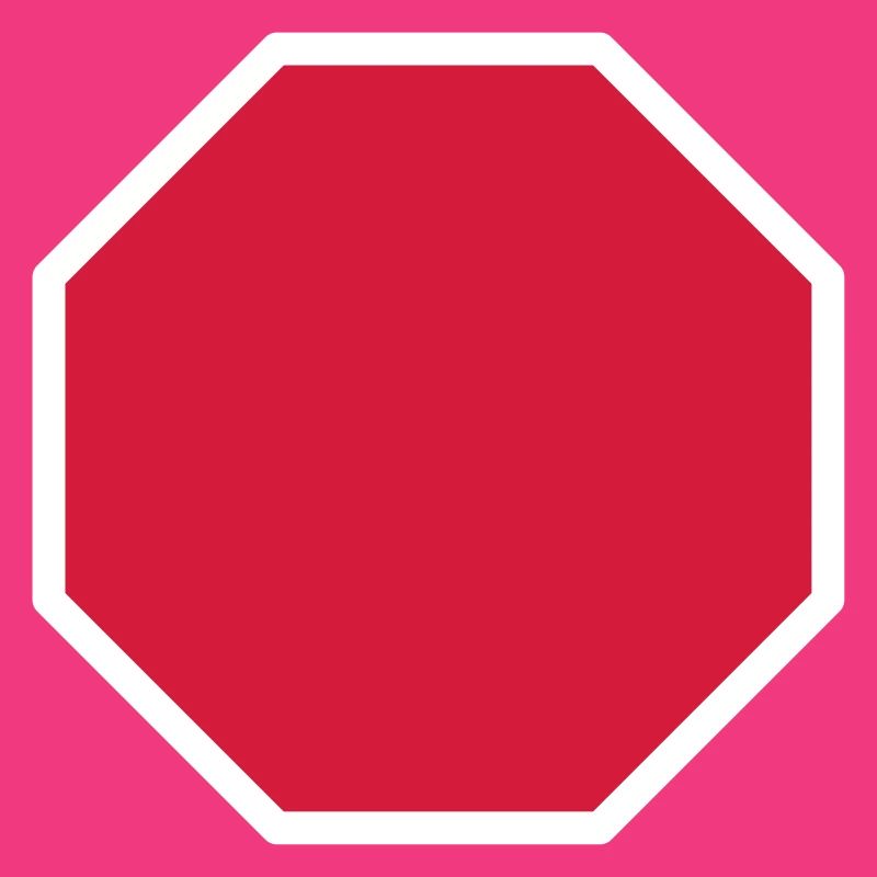 Stop Schild Vorlage Design Symbol Muster Pattern