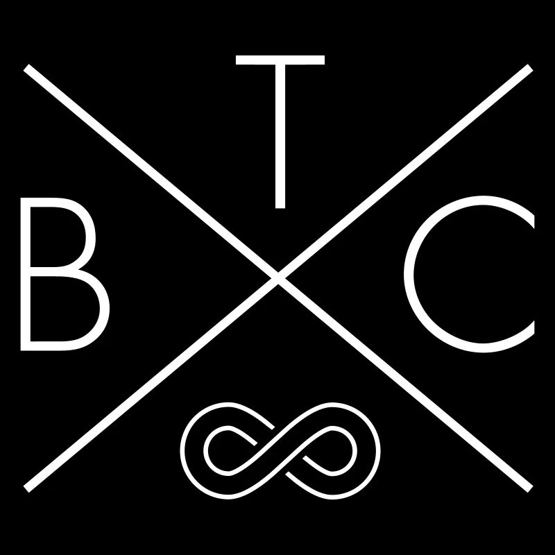 BTC Forever Bitcoin Crypto Krypto Symbol Logo