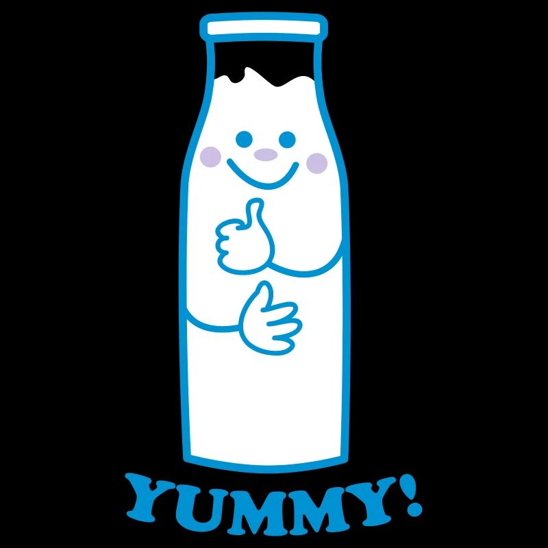 Cute milk bottle