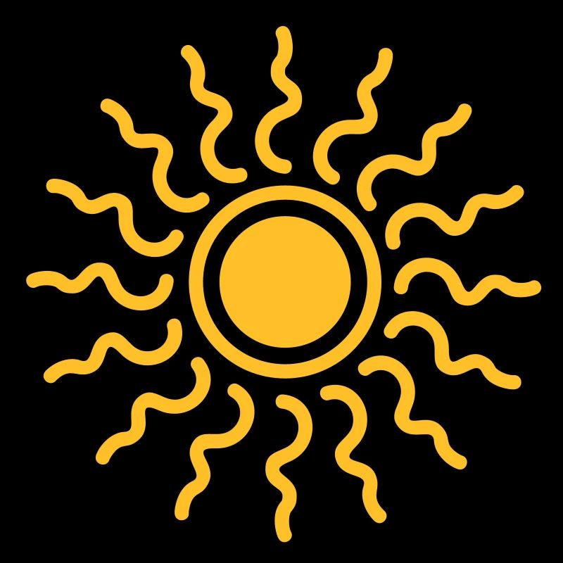 soleil feu radiant chaud été chauds de chaleur étoiles