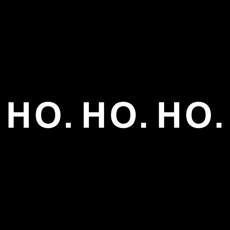 ho.ho.ho. Weihnachten Geschenk Winter