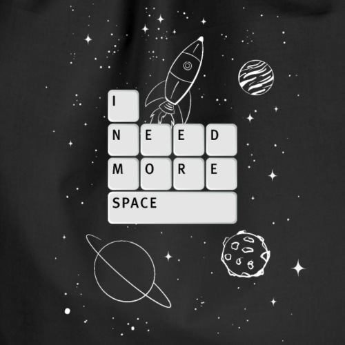 I need space - Turnbeutel
