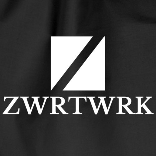 Zwrtrwrk [WHITE] - Drawstring Bag