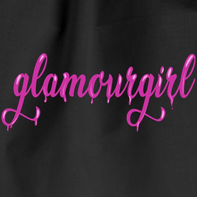 Glamourgirl dripping letters