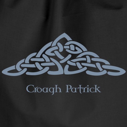 celtic mountain - Drawstring Bag