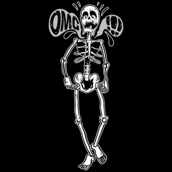 Esqueleto calavera dibujos animados hueso cómico' Mochila saco | Spreadshirt