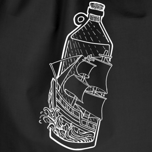 Ship in a bottle WoB - Drawstring Bag