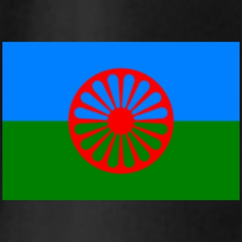 Flag of the Romani people -Small Klein - Turnbeutel