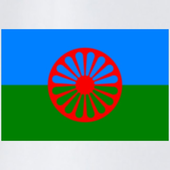 Flag of the Romani people -Small Klein